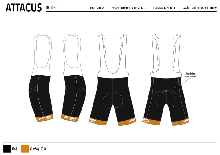 Gosforth Foundation Bib Shorts