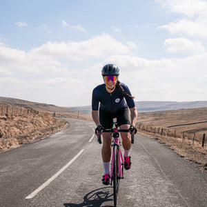 White Premium Cycling Socks