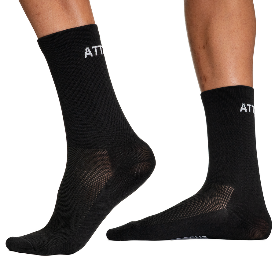 Black Premium Cycling Socks