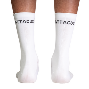 White Premium Cycling Socks